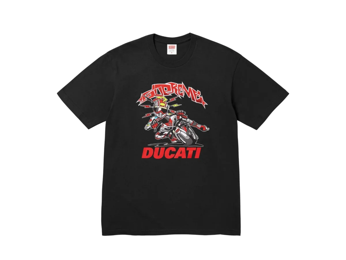 Supreme x Ducati Bike Tee Black - immagine 2